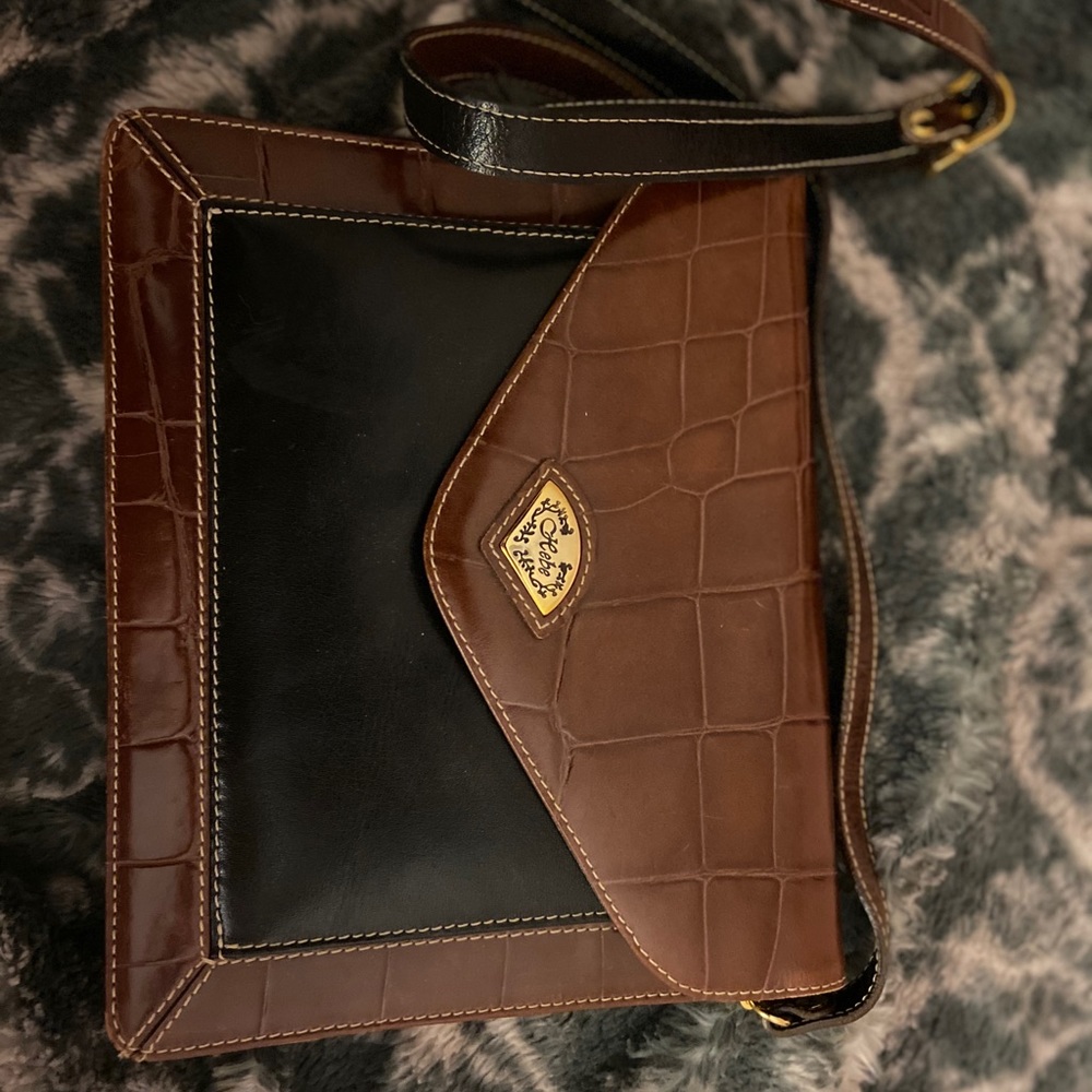 crocodile skin style bag